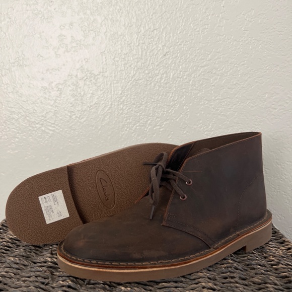 Clarks Dark Brown Chukka Boots - Picture 3 of 3